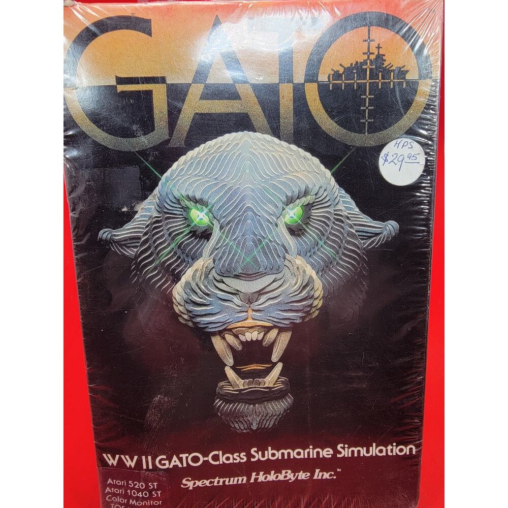 Gato Spectrum Holobyte For Atari 520 ST / 1040 ST New Sealed - Picture 5 of 5